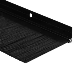 vidaXL Schroefbare Deurborstelafsluitingen 6 st Zwart 100 cm
