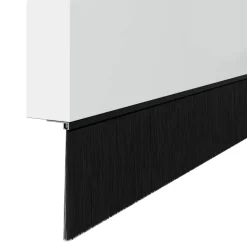 vidaXL Schroefbare Deurborstelafsluitingen 6 st Zwart 100 cm