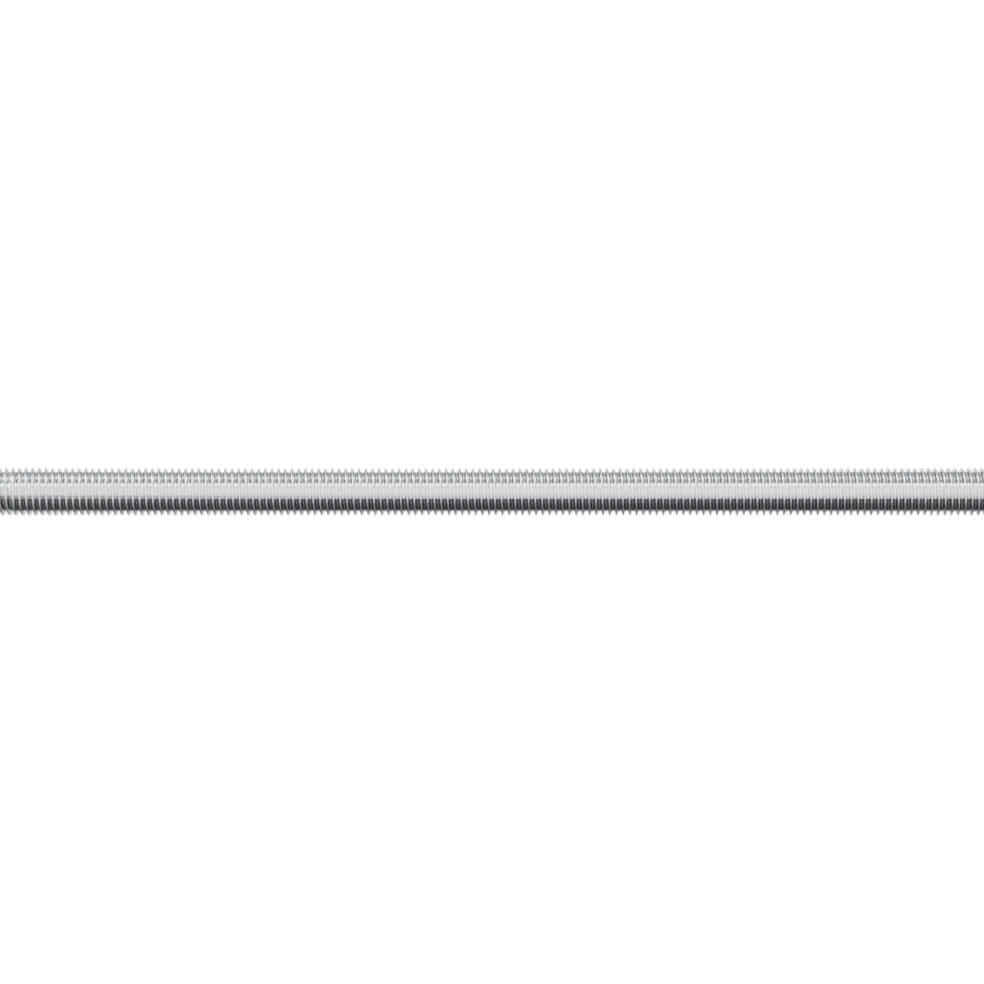 vidaXL Schroefdraadstangen 2 st Zilver M6 x 120 mm Metaal