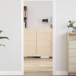 vidaXL Schuifdeuren 80 x 40 cm Massief grenenhout Naturel
