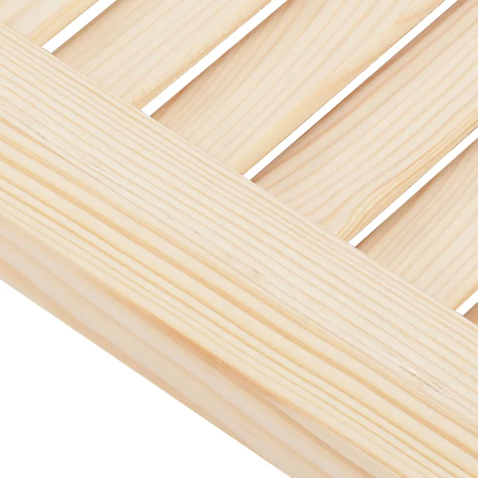 vidaXL Schuifdeuren 80 x 40 cm Massief grenenhout Naturel