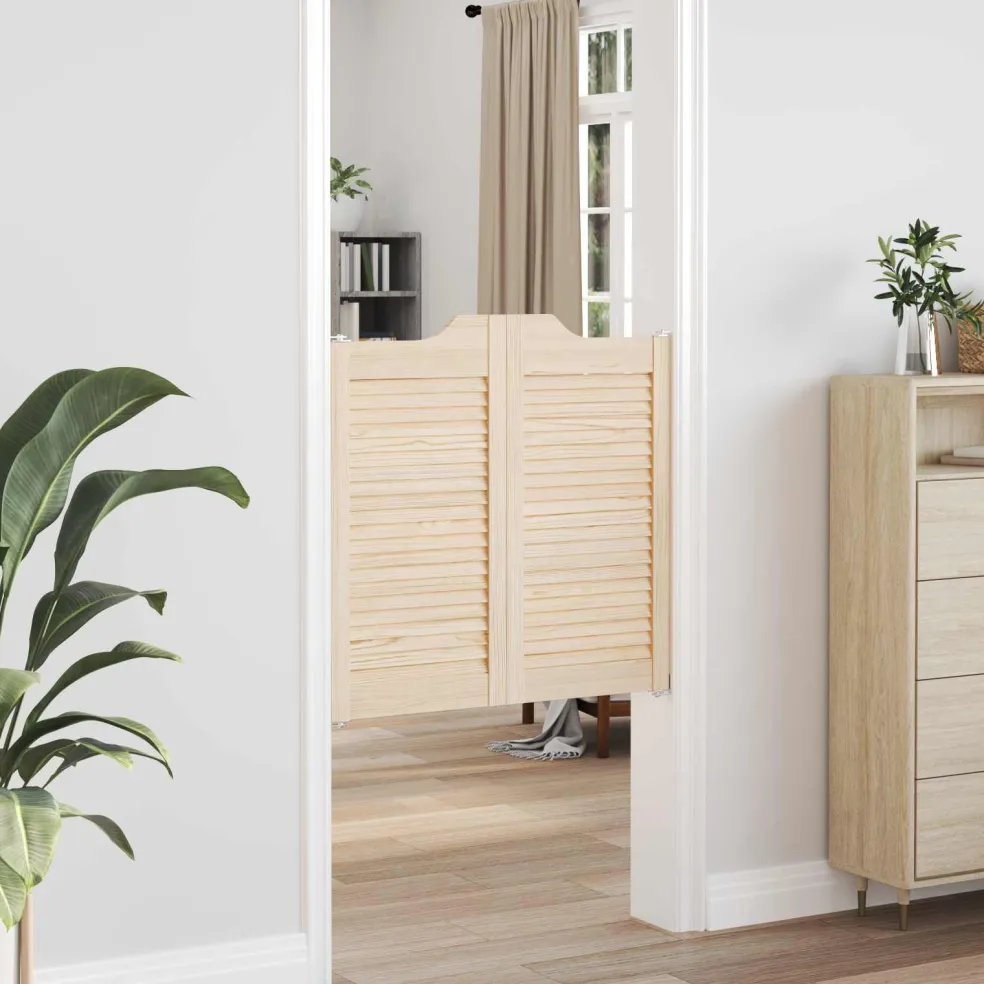 vidaXL Schuifdeuren 80 x 40 cm Massief grenenhout Naturel