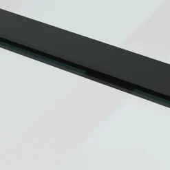 vidaXL Schuifdeur met beslag 76x205 cm ESG-glas en aluminium