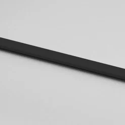 vidaXL Schuifdeur met beslag 76x205 cm gehard glas en aluminium