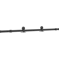 vidaXL Schuifdeur NARVIK Naturel en Zwart 70 x 210 cm (152,5 cm)