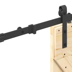 vidaXL Schuifdeur NARVIK 70 x 210 cm (152,5 cm) Naturel en Zwart