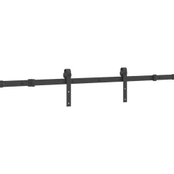 vidaXL Schuifdeur NARVIK 70 x 210 cm (152,5 cm) Naturel en Zwart