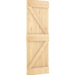vidaXL Schuifdeur NARVIK 70 x 210 cm (152,5 cm) Naturel en Zwart
