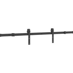 vidaXL Schuifdeur NARVIK 70 x 210 cm (152,5 cm) Naturel en Zwart