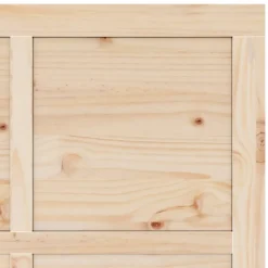 vidaXL Schuifdeur Naturel 100 x 208 cm Massief grenenhout
