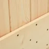 vidaXL Schuifdeur Natuurlijk en Wit 70 x 210 cm Massief Grenenhout