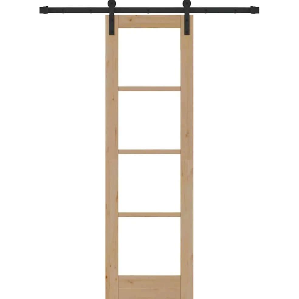 vidaXL Schuifdeur ORKDAL Naturel 61 x 198,5 cm