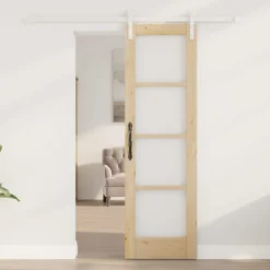 vidaXL Schuifdeur ORKDAL Naturel 61 x 198,5 cm
