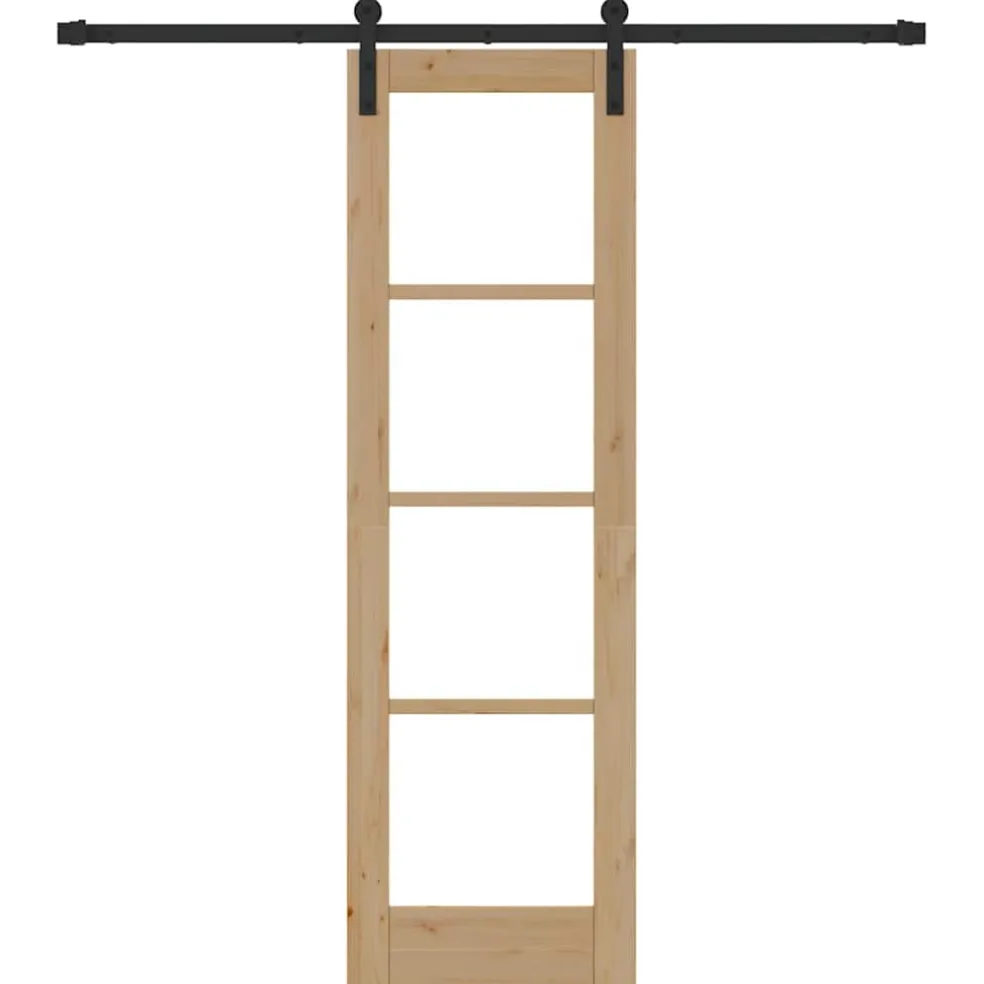 vidaXL Schuifdeur ORKDAL Naturel 61 x 198,5 cm