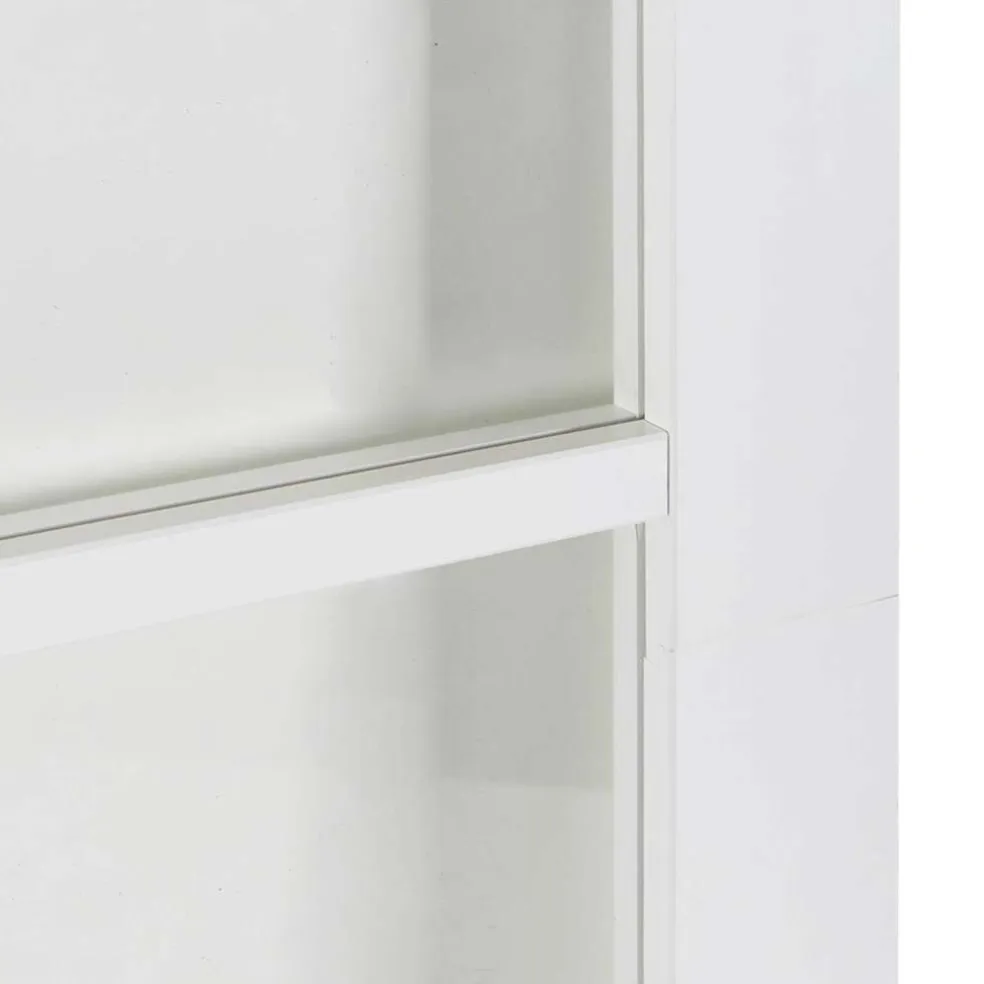 vidaXL Schuifdeur ORKDAL Wit 61 x 198,5 cm Massief grenenhout en glas