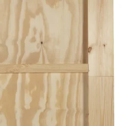 vidaXL Schuifdeur ORKDAL 61 x 198,5 cm Massief grenenhout Naturel