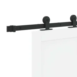 vidaXL Schuifdeur ORKDAL 83 x 202 cm Massief grenenhout Wit