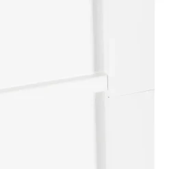 vidaXL Schuifdeur ORKDAL 83 x 202 cm Massief grenenhout Wit en zwart