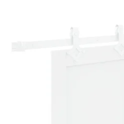 vidaXL Schuifdeur Wit 83 x 202 cm Massief grenenhout