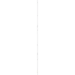 vidaXL Schuifdeur Wit 80 x 2,5 x 208 cm Massief grenenhout