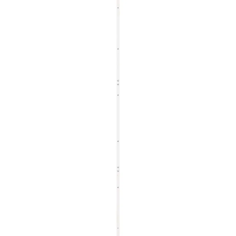 vidaXL Schuifdeur Wit 80 x 2,5 x 208 cm Massief grenenhout
