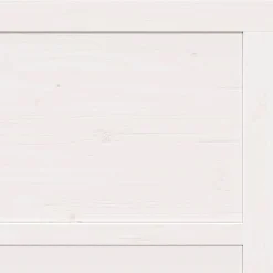vidaXL Schuifdeur Wit 80 x 2,5 x 208 cm Massief grenenhout