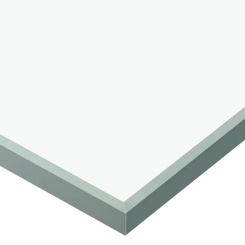 vidaXL Schuifdeur 90x212 cm ESG-glas en aluminium zilverkleurig