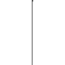 vidaXL Schuifdeur 76x205 cm gehard glas en aluminium zwart
