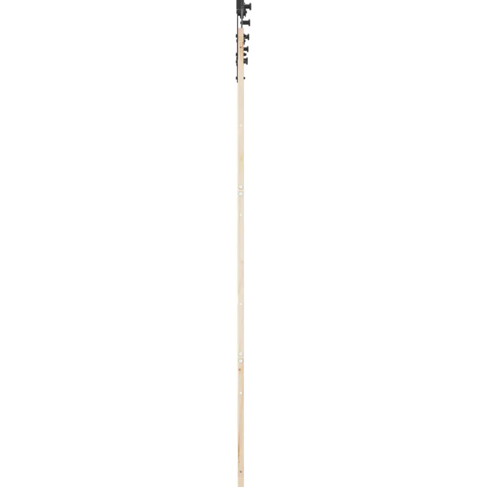vidaXL Schuifdeur 80 x 208 cm Massief grenenhout Naturel