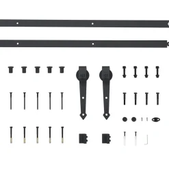 vidaXL Schuifdeur 70 x 210 cm Massief Grenenhout (Niet-Behandeld)