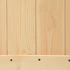 vidaXL Schuifdeur 90 x 210 cm Massief Grenenhout (Niet-Behandeld)