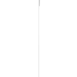 vidaXL Schuifdeur 76x205 cm mat ESG-glas en aluminium wit