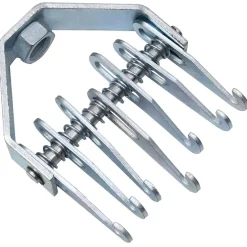 vidaXL Schuifhamer met multiklauw 65 cm koolstofstaal