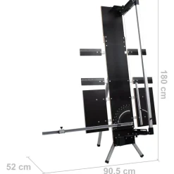 vidaXL Schuimsnijder met aluminium poten 200 W