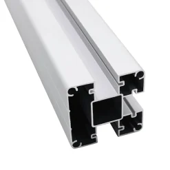 vidaXL Schuttingpalen 2 st 185 cm aluminium