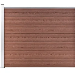vidaXL Schuttingpaneel 175x146 cm HKC bruin