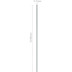 vidaXL Schuttingset 115x79 cm groen