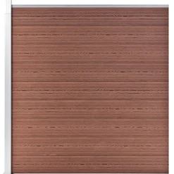 vidaXL Schutting 1737x186 cm HKC bruin