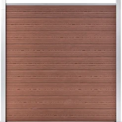 vidaXL Schutting 1737x186 cm HKC bruin