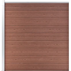 vidaXL Schutting 175x186 cm HKC bruin