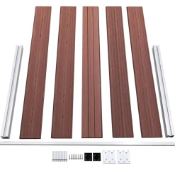 vidaXL Schutting 180x105 cm HKC bruin