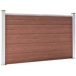 vidaXL Schutting 699x106 cm HKC bruin