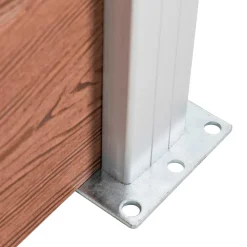 vidaXL Schutting 699x106 cm HKC bruin