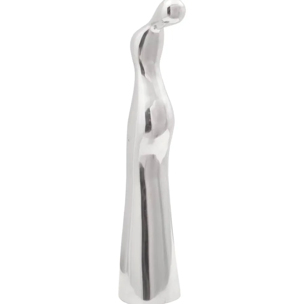 vidaXL sculptuur zilver 10 x 16 x 49 cm Aluminium