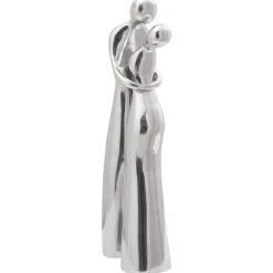 vidaXL sculptuur zilver 10 x 16 x 49 cm Aluminium