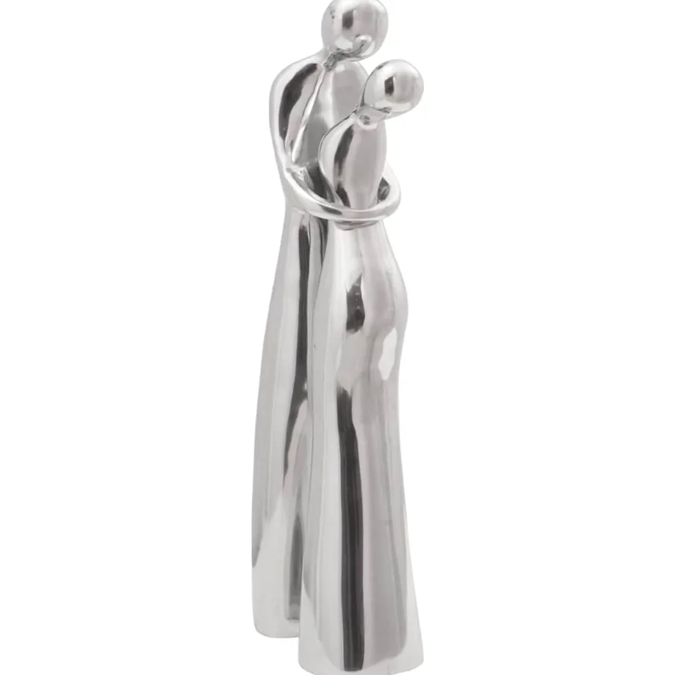 vidaXL sculptuur zilver 10 x 16 x 49 cm Aluminium