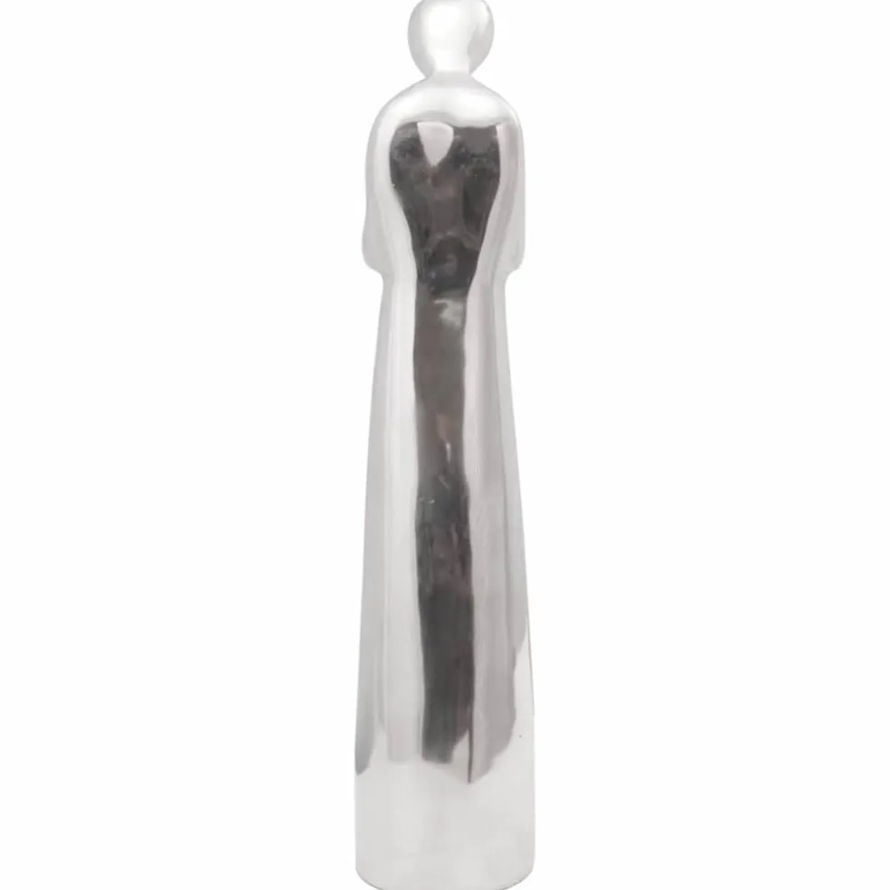 vidaXL sculptuur zilver 10 x 16 x 49 cm Aluminium