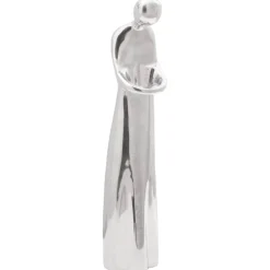 vidaXL sculptuur zilver 10 x 16 x 49 cm Aluminium