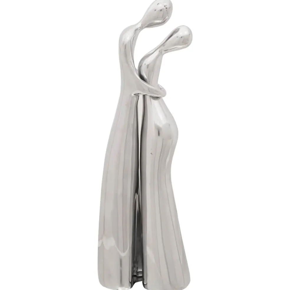 vidaXL sculptuur zilver 10 x 16 x 49 cm Aluminium