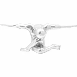 vidaXL sculptuur Zilver 91,5 x 32 x 33 cm Aluminium